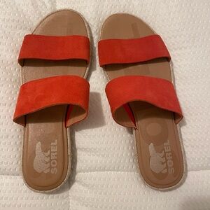 Sorel Orange Sandals